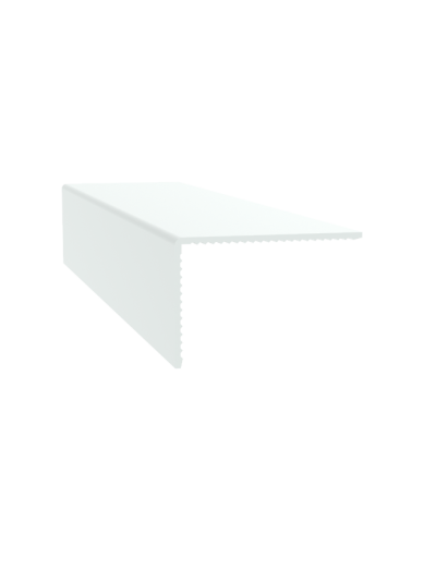 Cornière PVC – 60 mm x 40 mm - 3 mètres linéaires