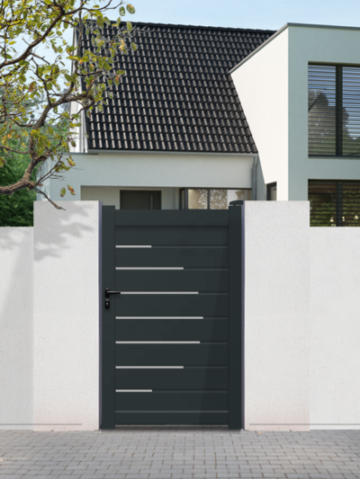 Portillon aluminium Premium - Plein - CHINON